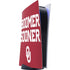 University of Oklahoma Boomer Sooner PS5 Digital Edition Console Skin